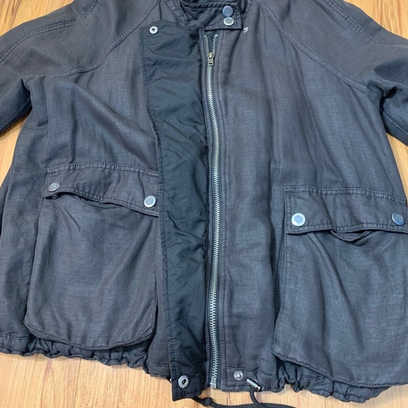 Free People Double Cloth Brown Swing Sporty Jacket - Picture 8 of 15